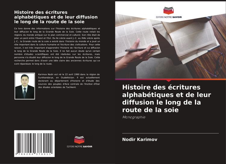 Produktbild: Histoire des &eacute;critures alphab&eacute;tiques et de leur diffusion le long de la route de la soie