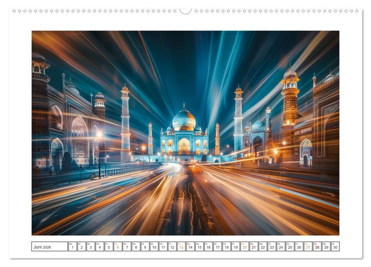 Produktbild: Ber&uuml;hmte Wahrzeichen (hochwertiger Premium Wandkalender 2026 DIN A2 quer), Kunstdruck in Hochglanz