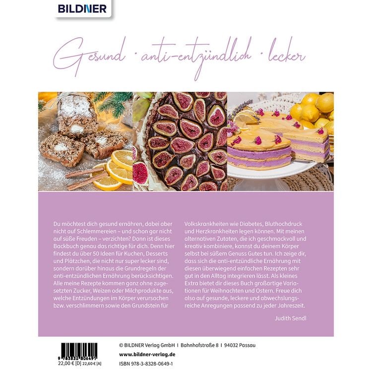 Produktbild: Chronisch Gesund #naschen - S&uuml;&szlig;er Genuss mit anti-entz&uuml;ndlichen Rezepten