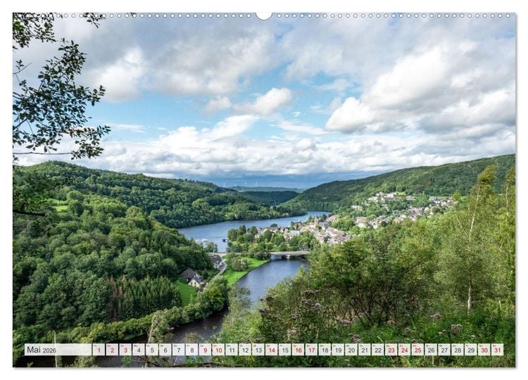 Produktbild: Nationalpark Eifel - Sch&ouml;ne Tage im Gr&uuml;nen (hochwertiger Premium Wandkalender 2026 DIN A2 quer), Kunstdruck in Hochglanz