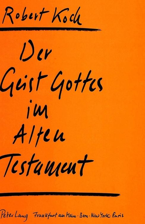 Produktbild: Der Geist Gottes im Alten Testament