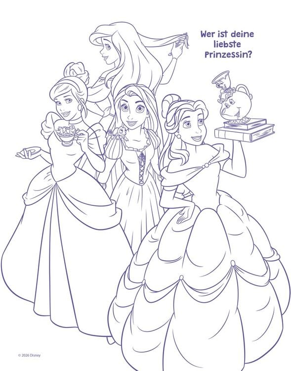 Produktbild: Disney Prinzessin: Mein Magnet-Malbuch