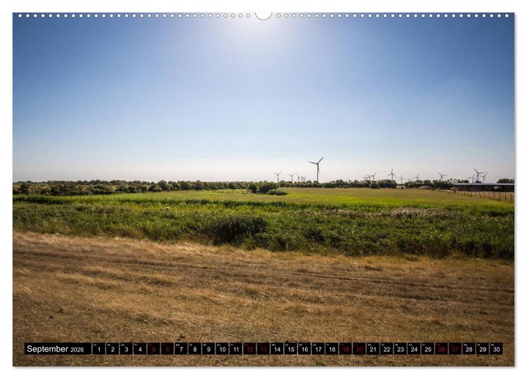 Produktbild: Insel Fehmarn - Impressionen eines Sommertages an der Ostsee (Wandkalender 2026 DIN A2 quer), CALVENDO Monatskalender