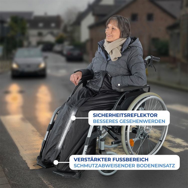 Produktbild: Rollstuhl-W&auml;rmesack, wasser- und winddicht