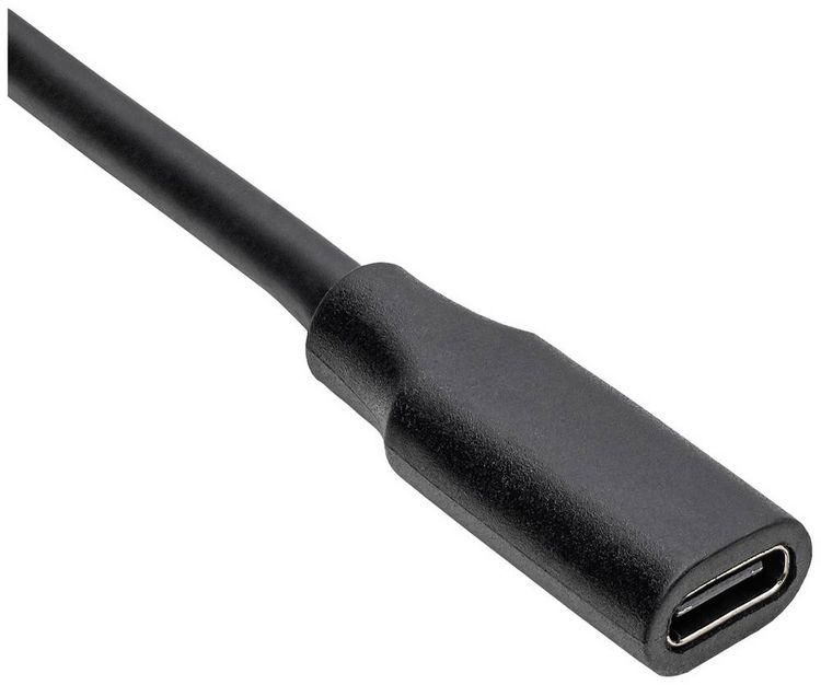 Produktbild: Akyga USB-Kabel USB-C&reg; Stecker, USB-C&reg; Buchse 0.30m Schwarz AK-USB-32
