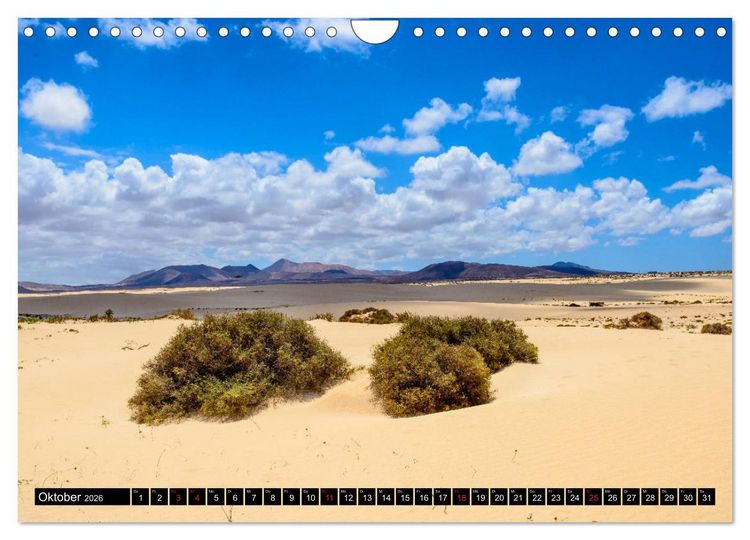 Produktbild: Fuerteventura - Hart am Wind (Wandkalender 2026 DIN A4 quer), CALVENDO Monatskalender