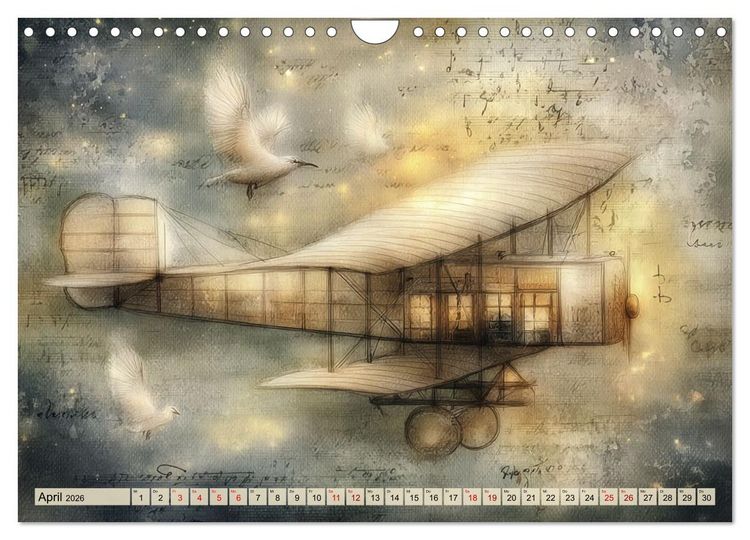 Produktbild: Freiheit hat Fl&uuml;gel (Wandkalender 2026 DIN A4 quer), CALVENDO Monatskalender