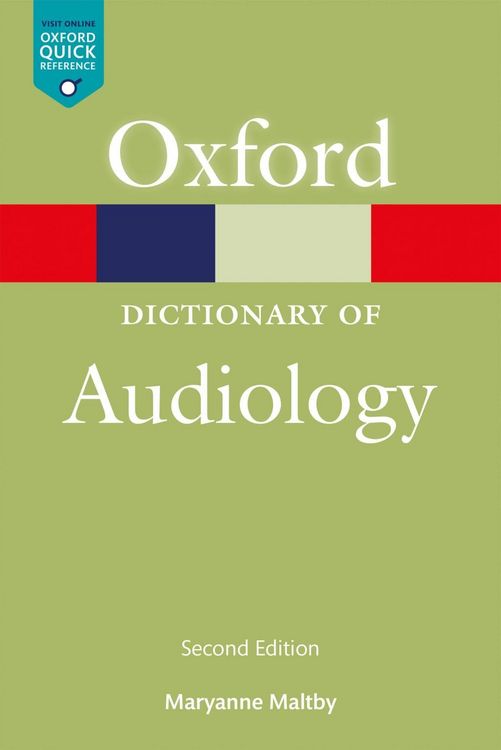Produktbild: A Dictionary of Audiology