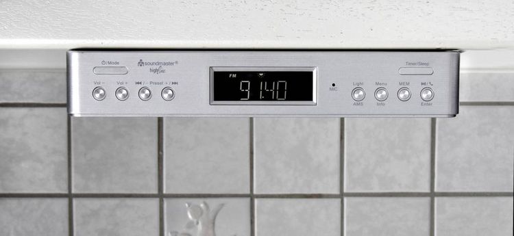 Produktbild: soundmaster UR2045SI K&uuml;chenradio DAB+, UKW Bluetooth&reg; Freisprechfunktion Silber