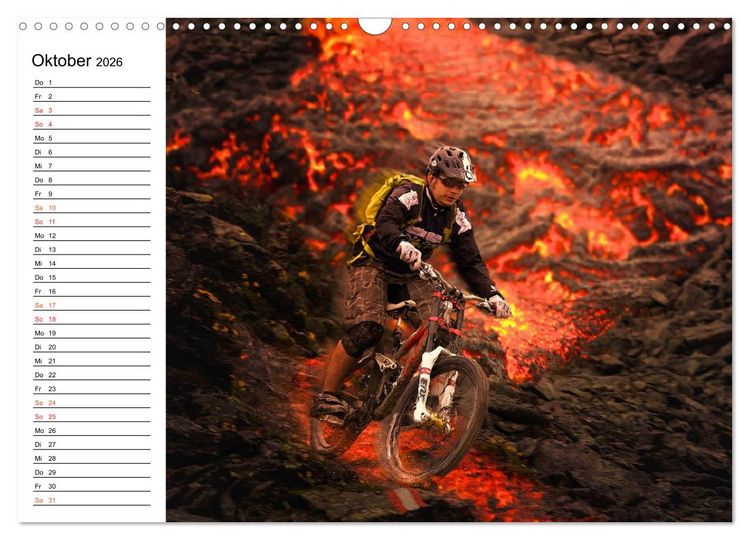 Produktbild: Mountainbike Trails (Wandkalender 2026 DIN A3 quer), CALVENDO Monatskalender