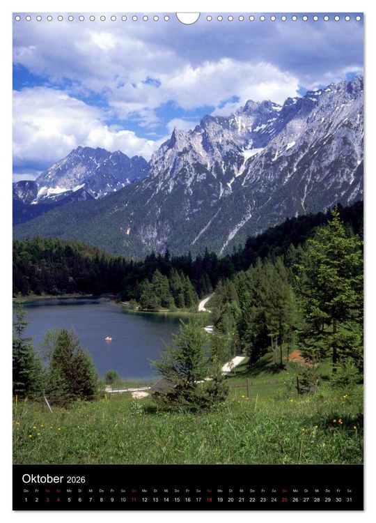 Produktbild: Idyllische Landschaften in Bayern (Wandkalender 2026 DIN A3 hoch), CALVENDO Monatskalender