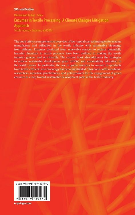 Produktbild: Enzymes in Textile Processing: A Climate Changes Mitigation Approach