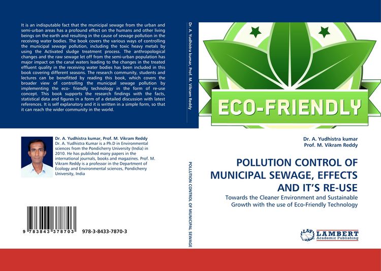 Produktbild: Pollution Control Of Municipal Sewage, Effects and It''s Re-Use