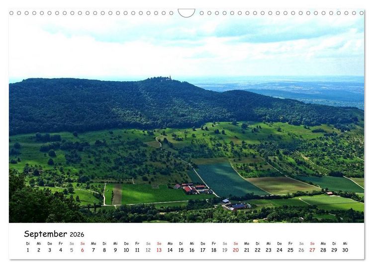 Produktbild: Impressionen von der Schw&auml;bischen Alb (Wandkalender 2026 DIN A3 quer), CALVENDO Monatskalender