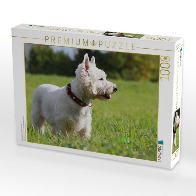 Produktbild: CALVENDO Puzzle West Highland White Terrier | 1000 Teile Lege-Gr&ouml;&szlig;e 64x48cm Foto-Puzzle f&uuml;r gl&uuml;ckliche Stunden