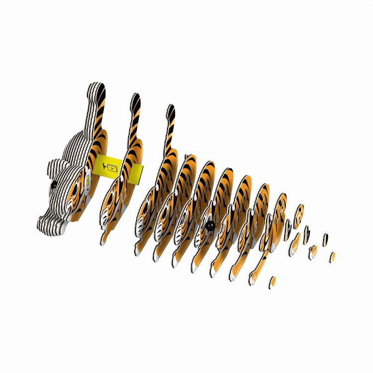 Produktbild: 3D Bastelset Tiger