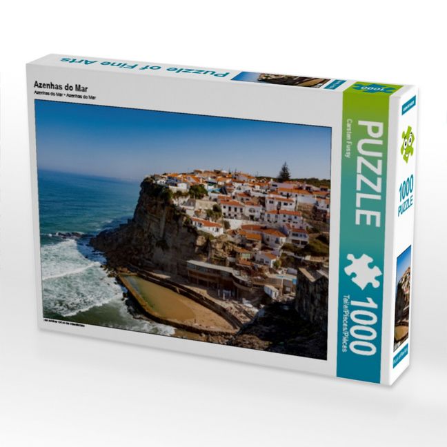 Produktbild: CALVENDO Puzzle Azenhas do Mar | 1000 Teile Lege-Gr&ouml;&szlig;e 64x48cm Foto-Puzzle f&uuml;r gl&uuml;ckliche Stunden