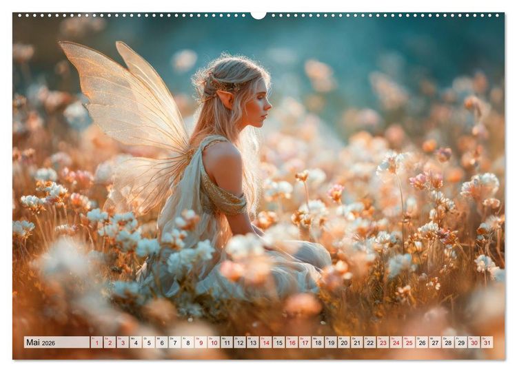 Produktbild: Im Licht der Fantasie (hochwertiger Premium Wandkalender 2026 DIN A2 quer), Kunstdruck in Hochglanz