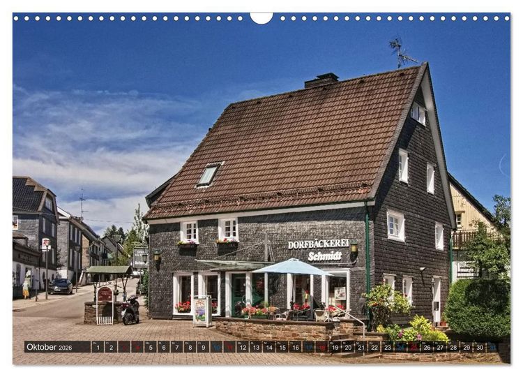 Produktbild: Stadtansichten N&uuml;mbrecht - Der Kurort im Oberbergischen Kreis (Wandkalender 2026 DIN A3 quer), CALVENDO Monatskalender