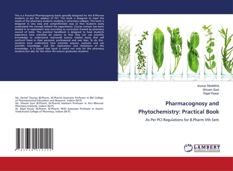 Produktbild: Pharmacognosy and Phytochemistry: Practical Book