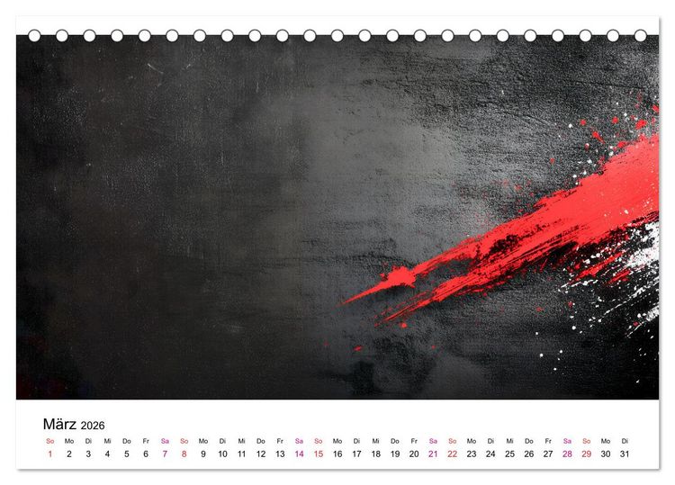 Produktbild: Mein kreativer Kalender (Tischkalender 2026 DIN A5 quer), CALVENDO Monatskalender