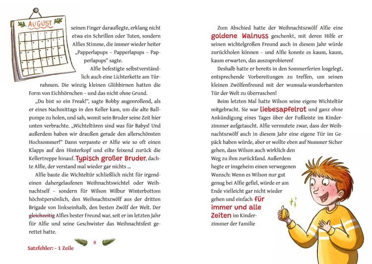 Produktbild: Der Weihnachtszw&ouml;lf - Durch die Wichtelt&uuml;r ins Abenteuer