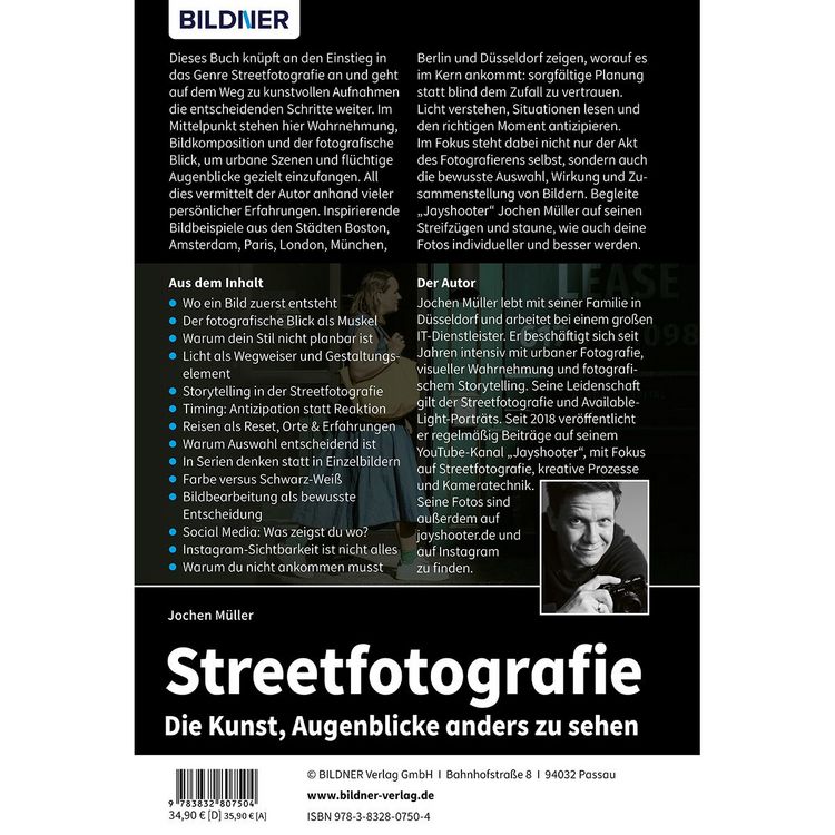 Produktbild: Streetfotografie - Die Kunst, Augenblicke anders zu sehen