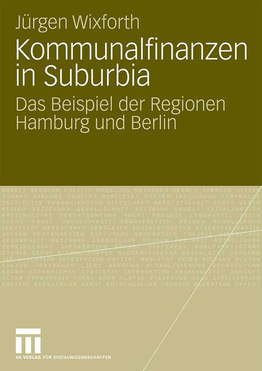 Produktbild: Kommunalfinanzen in Suburbia