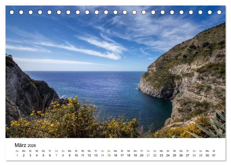 Produktbild: Ischia - Isola verde (Tischkalender 2026 DIN A5 quer), CALVENDO Monatskalender