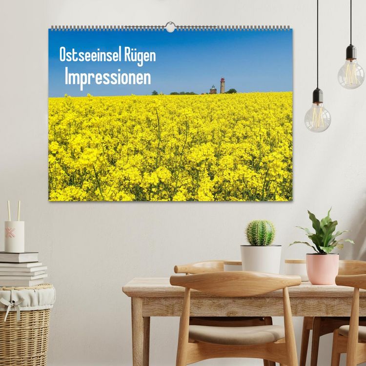 Produktbild: Ostseeinsel R&uuml;gen Impressionen (Wandkalender 2026 DIN A2 quer), CALVENDO Monatskalender