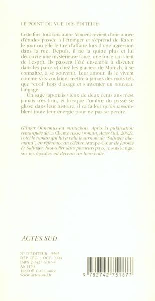 Produktbild: Je suis le tigre sur tes epaules