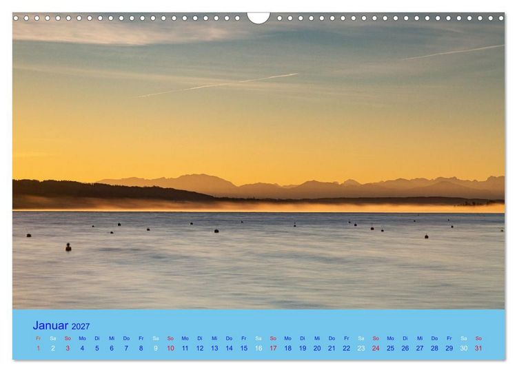 Produktbild: Ammersee-Ansichten (Wandkalender 2027 DIN A3 quer), CALVENDO Monatskalender