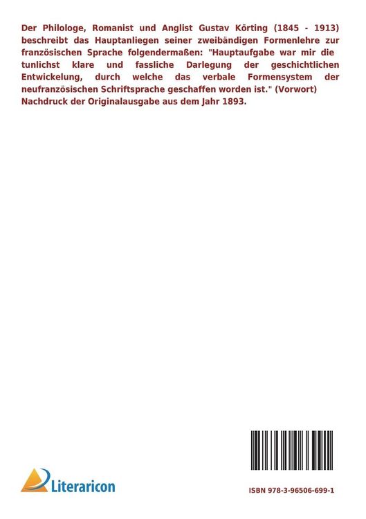 Produktbild: Formenlehre der franz&ouml;sischen Sprache