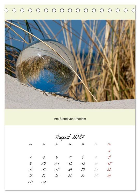 Produktbild: Natur & Glas (Tischkalender 2027 DIN A5 hoch), CALVENDO Monatskalender