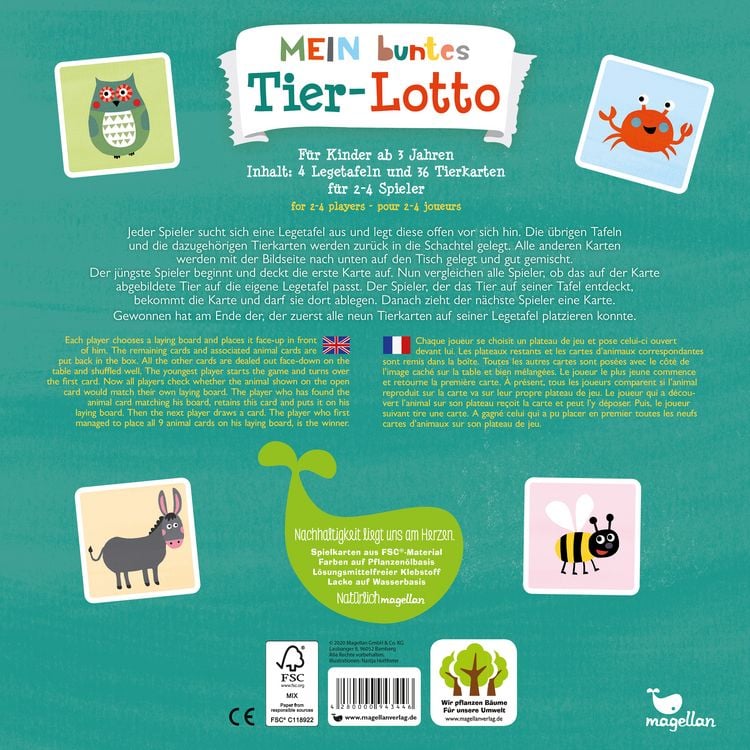 Produktbild: Mein buntes Tier-Lotto