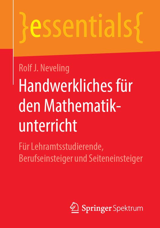 Bild vom Artikel Handwerkliches für den Mathematikunterricht vom Autor Rolf J. Neveling