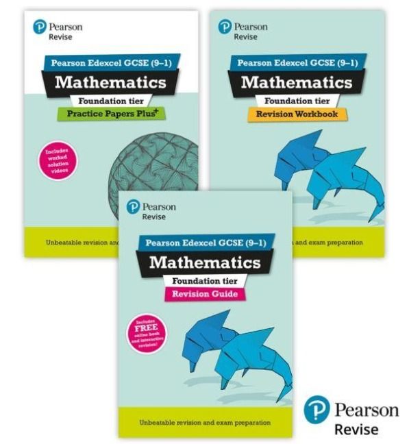 Produktbild: New Pearson Revise Edexcel GCSE Maths (Foundation) Complete Revision & Practice Bundle - for 2026, 2027 exams
