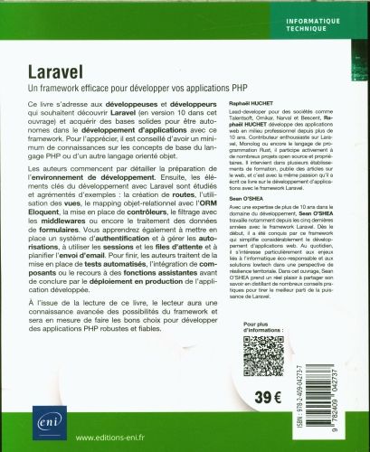 Produktbild: Laravel : un framework efficace pour d&eacute;velopper vos applications PHP