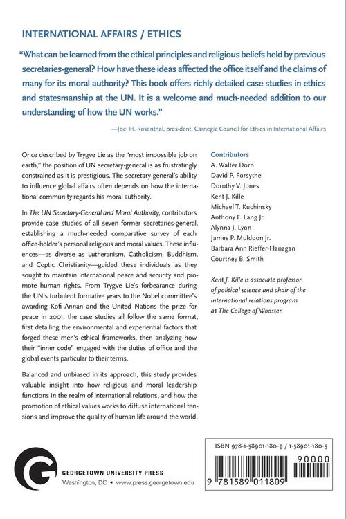 Produktbild: The UN Secretary-General and Moral Authority