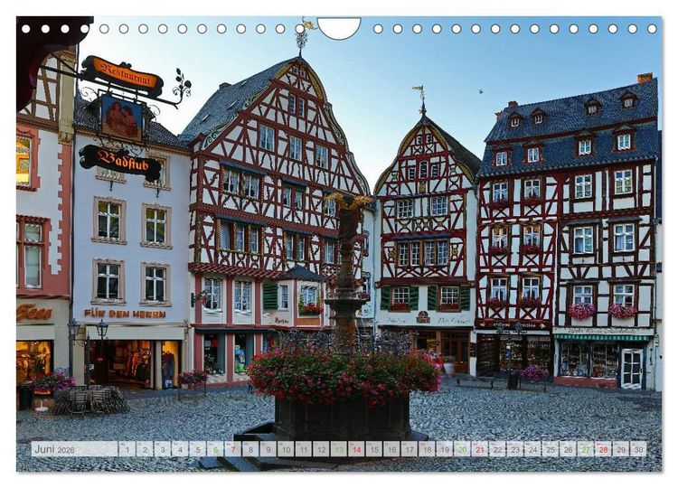 Produktbild: BERNKASTEL-KUES (Wandkalender 2026 DIN A4 quer), CALVENDO Monatskalender