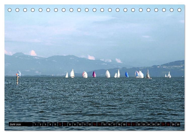 Produktbild: Sehenswerter Bodensee (Tischkalender 2026 DIN A5 quer), CALVENDO Monatskalender