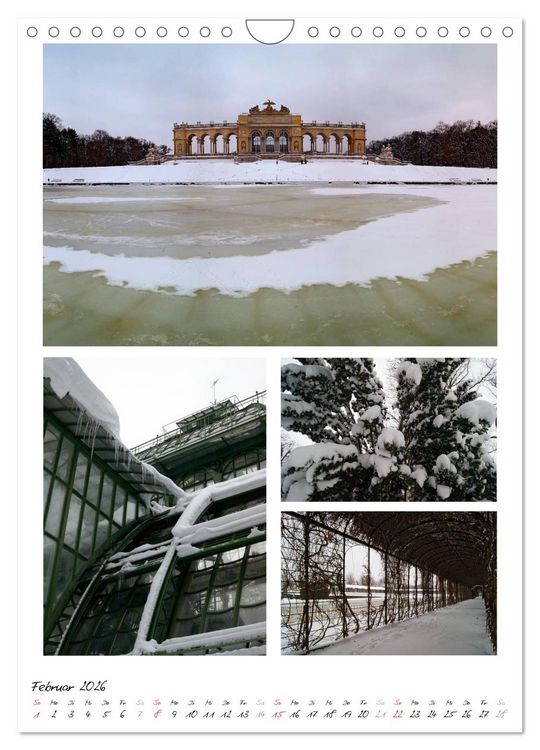 Produktbild: Schloss Sch&ouml;nbrunn im Wandel der Jahreszeiten (Wandkalender 2026 DIN A4 hoch), CALVENDO Monatskalender