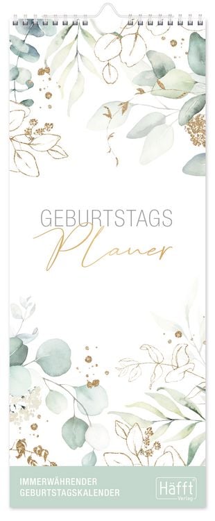 Produktbild: Geburtstagsplaner Wandkalender kompakt