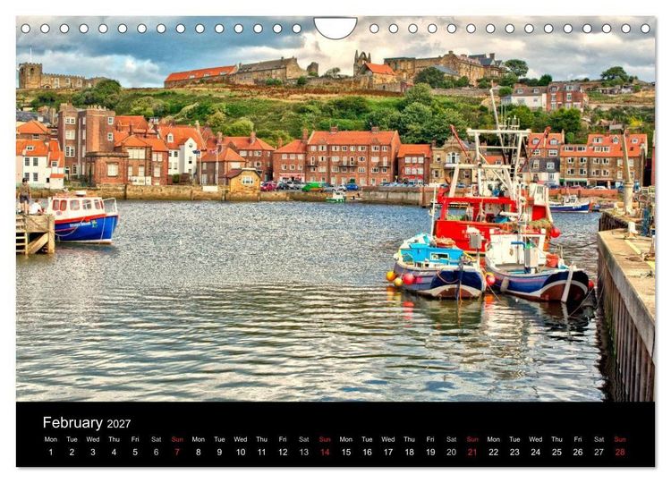 Produktbild: Whitby Harbour (Wall Calendar 2027 DIN A4 landscape), CALVENDO 12 Month Wall Calendar