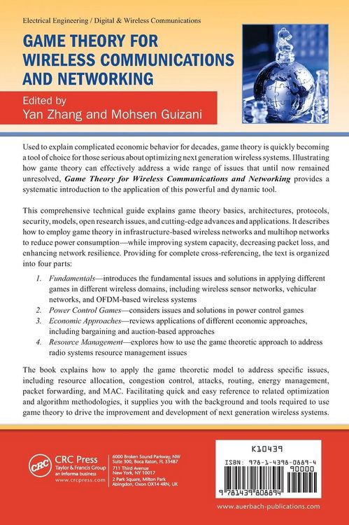 Produktbild: Game Theory for Wireless Communications and Networking