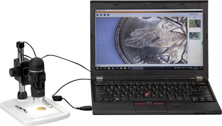 Produktbild: TOOLCRAFT USB Mikroskop 5 Megapixel Digitale Vergr&ouml;&szlig;erung (max.): 150 x