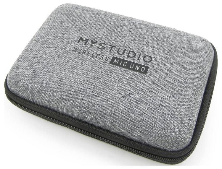 Produktbild: Ansteck Studiomikrofon Easypix MyStudio Mic UNO &Uuml;bertragungsart (Details):Kabelgebunden, Funk inkl. Windschutz, inkl. Mikrofoncase