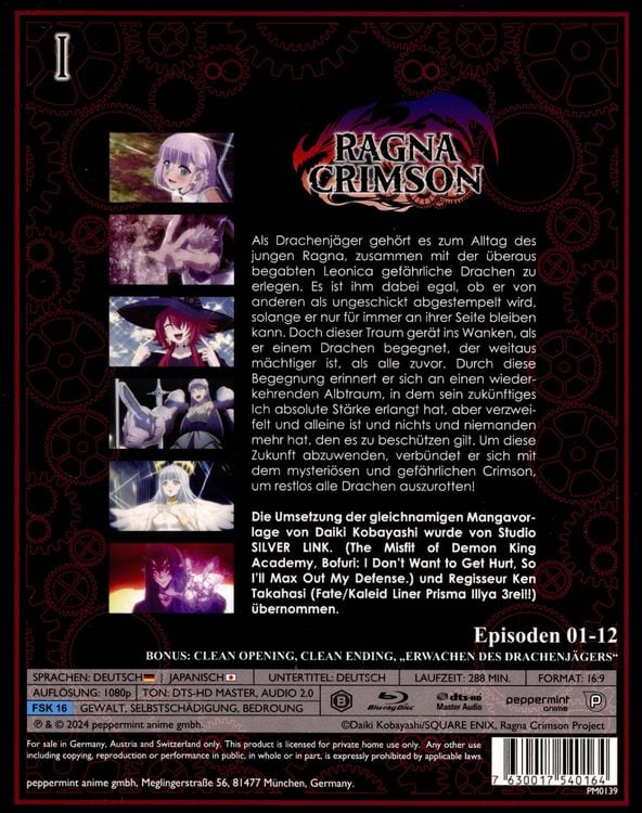 Produktbild: Ragna Crimson - Vol. 1 [2 BRs]