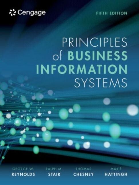 Produktbild: Principles of Business Information Systems