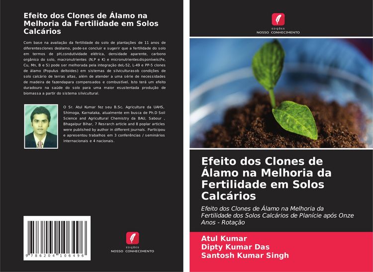 Produktbild: Efeito dos Clones de &Aacute;lamo na Melhoria da Fertilidade em Solos Calc&aacute;rios